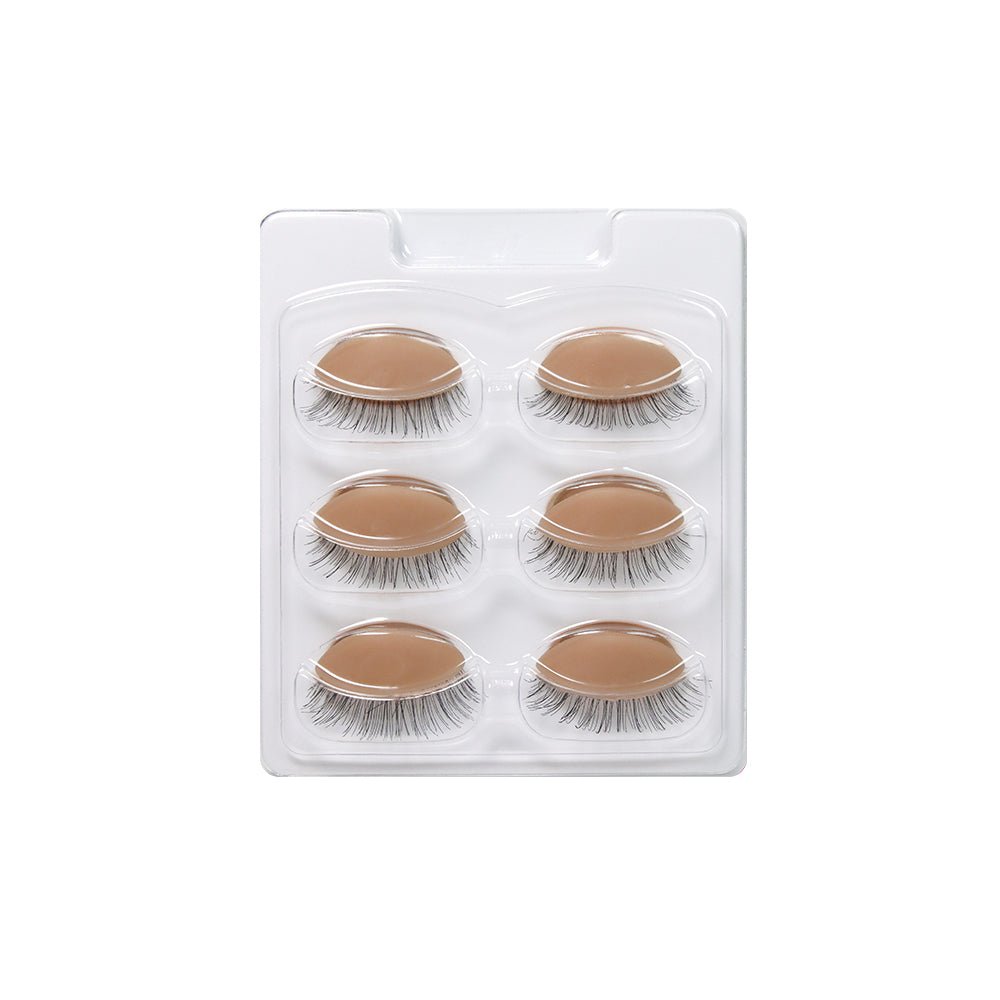 JEMEDO Lash Practice Head | Colored Lips &amp; Replaceable Eyeballs - jemedo.com