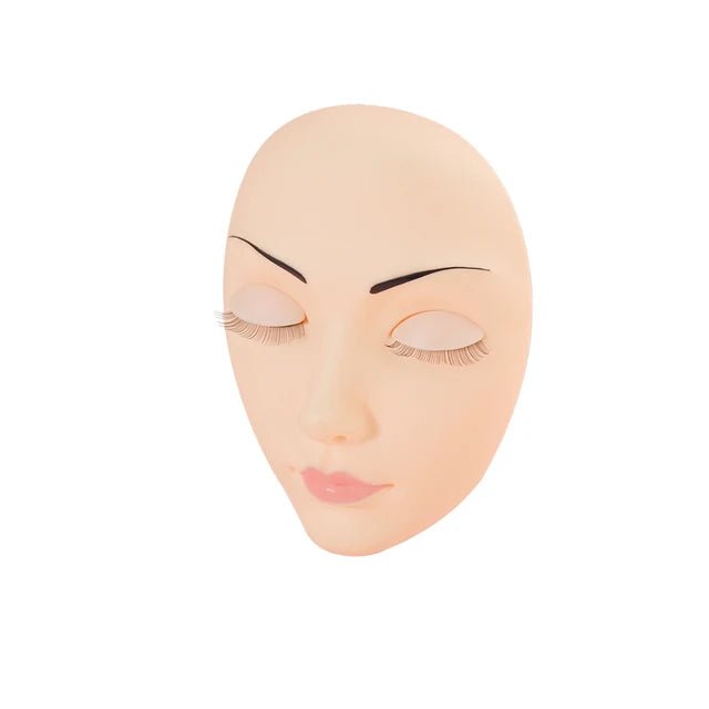 JEMEDO Lash Practice Head | Colored Lips &amp; Replaceable Eyeballs - jemedo.com