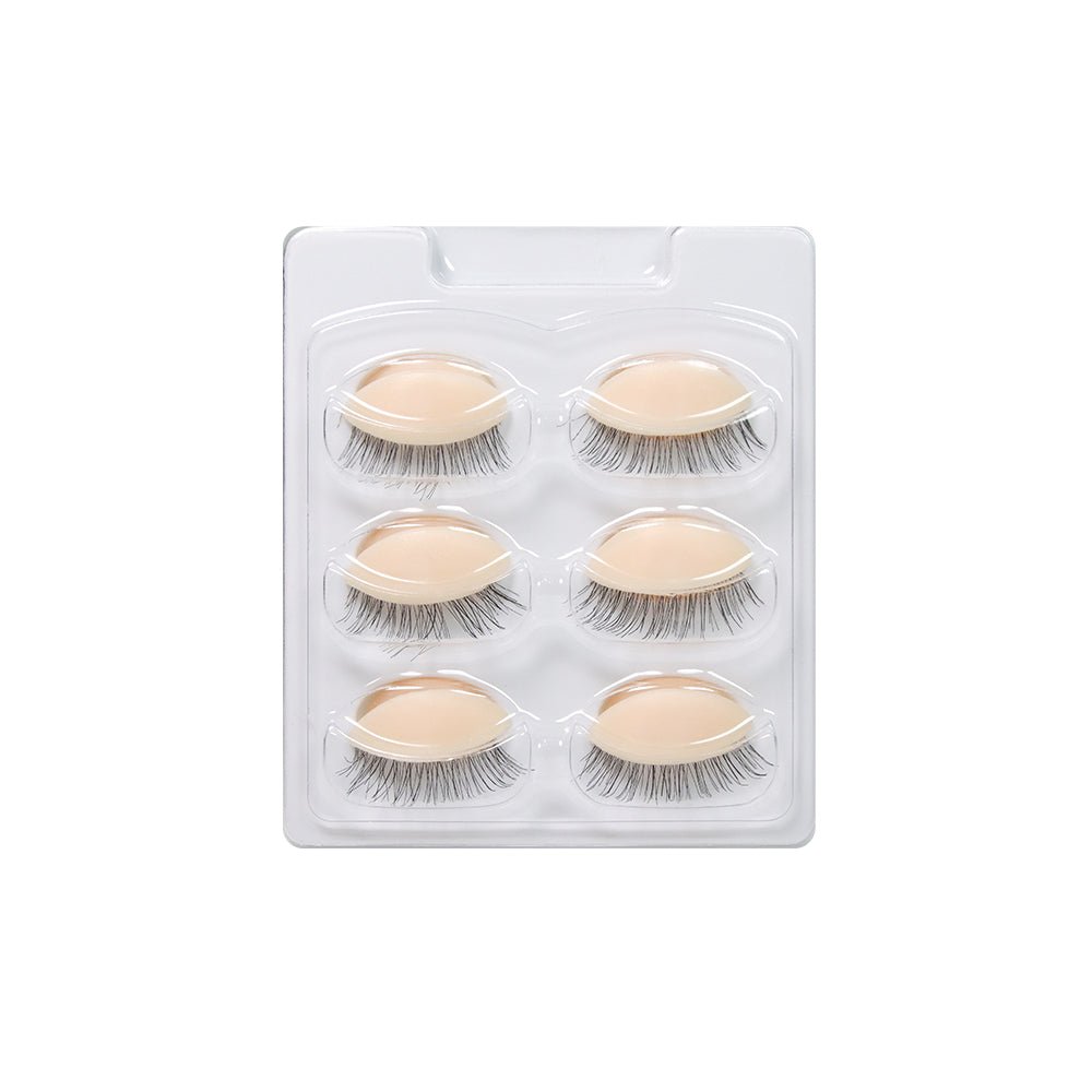 JEMEDO Lash Practice Head | Colored Lips &amp; Replaceable Eyeballs - jemedo.com