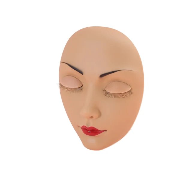 JEMEDO Lash Practice Head | Colored Lips &amp; Replaceable Eyeballs - jemedo.com