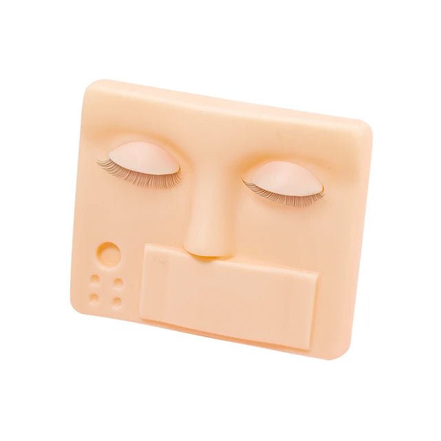JEMEDO Lash Practice Head with Tray – Silicone Mannequin with Removable Eyes - jemedo.com