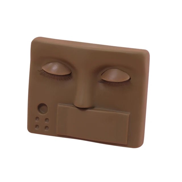 JEMEDO Lash Practice Head with Tray – Silicone Mannequin with Removable Eyes - jemedo.com