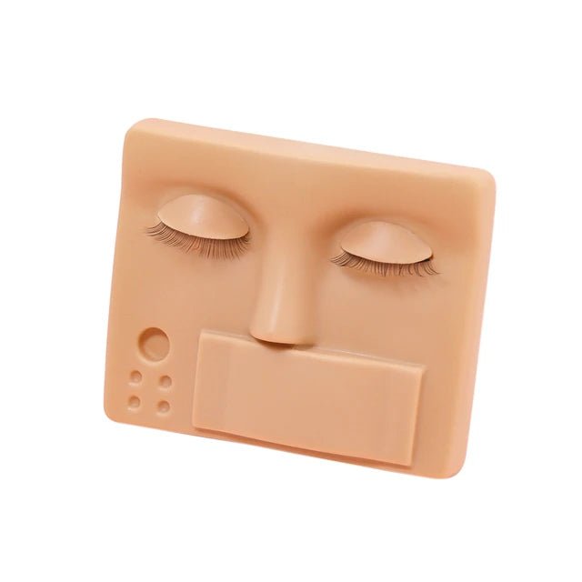 JEMEDO Lash Practice Head with Tray – Silicone Mannequin with Removable Eyes - jemedo.com