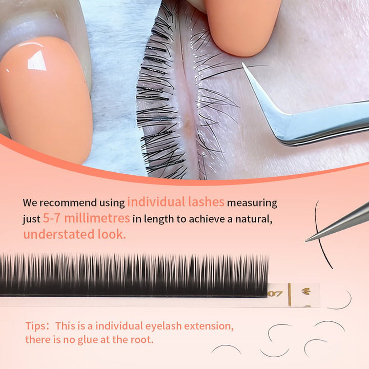 JEMEDO Lower Lashes | 5-7mm, J/B/C Curl - jemedo.com