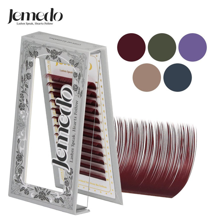 JEMEDO Morandi Color Lashes | 0.07mm, C/D Curl - jemedo.com