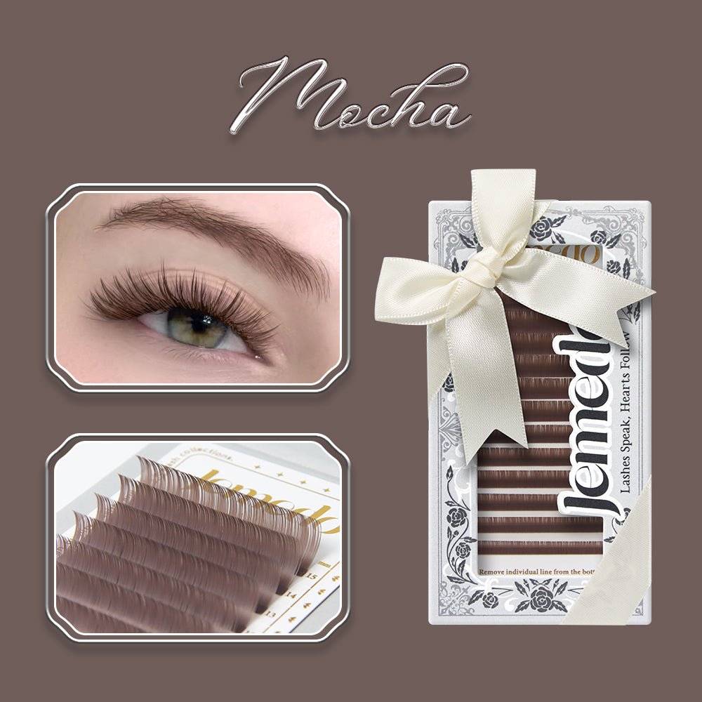 JEMEDO Morandi Color Lashes | 0.07mm, C/D Curl - jemedo.com