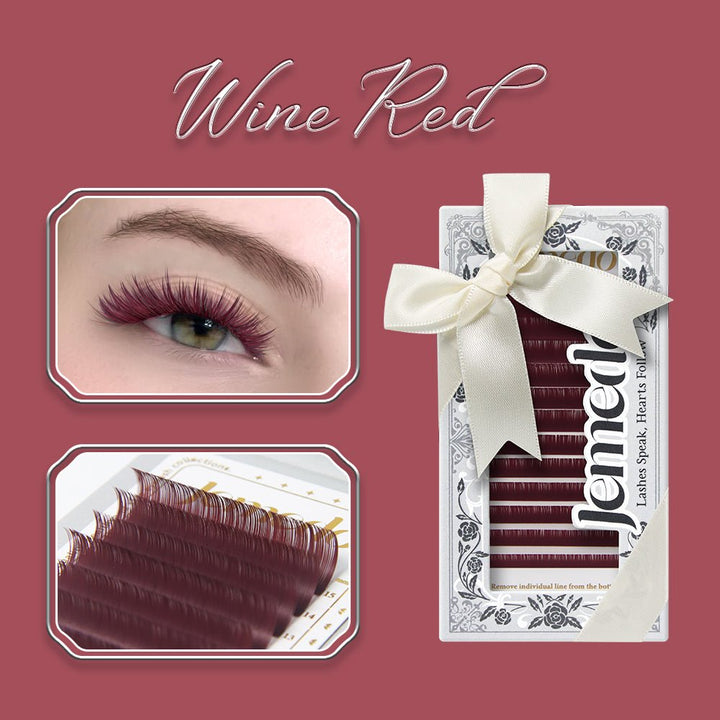 JEMEDO Morandi Color Lashes | 0.07mm, C/D Curl - jemedo.com