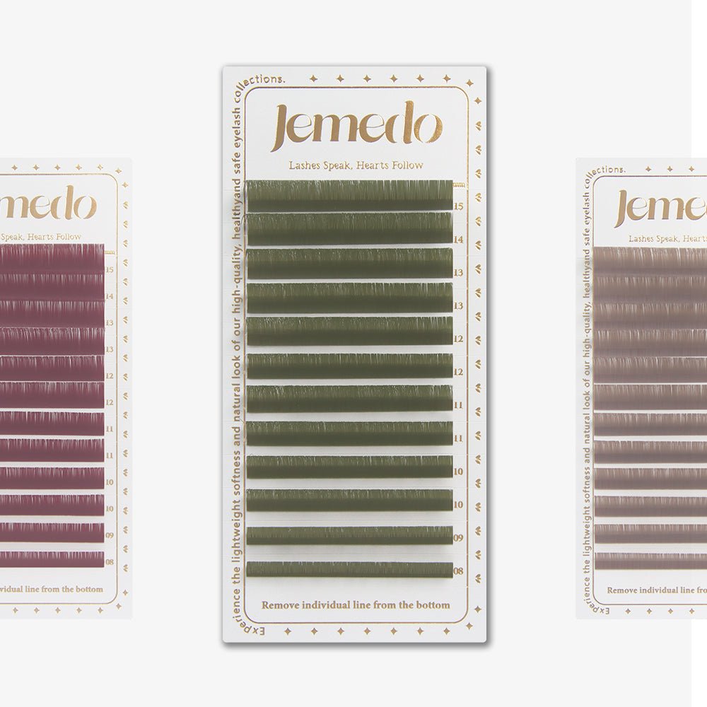 JEMEDO Morandi Color Lashes | 0.07mm, C/D Curl - jemedo.com