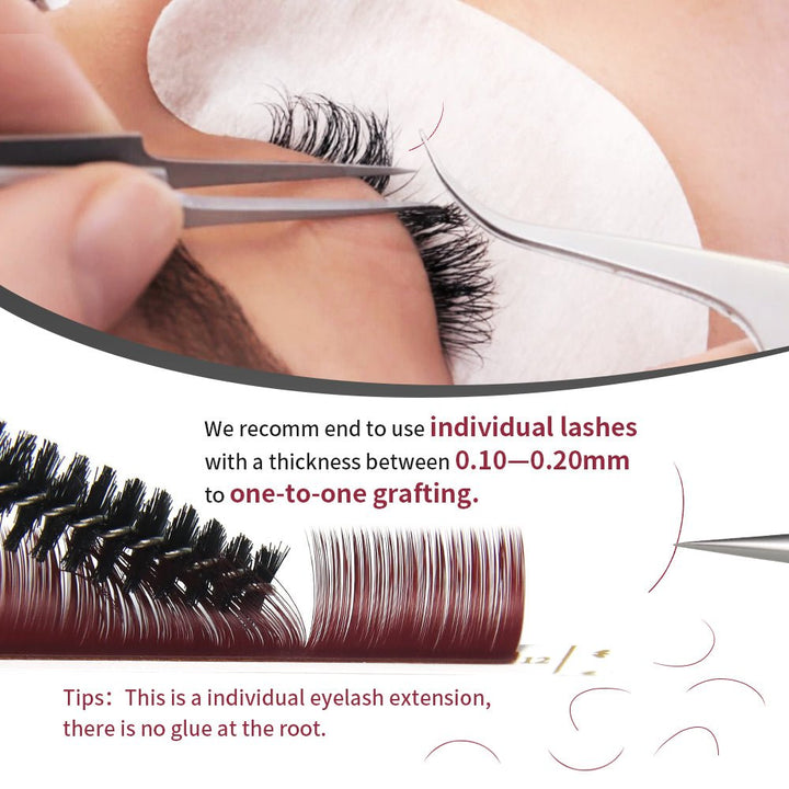 JEMEDO Morandi Color Lashes | 0.07mm, C/D Curl - jemedo.com