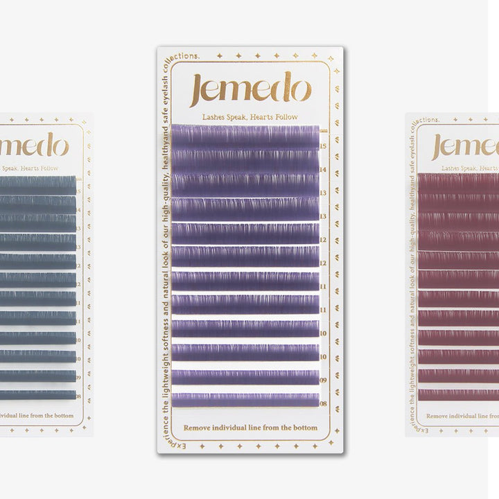 JEMEDO Morandi Color Lashes | 0.07mm, C/D Curl - jemedo.com