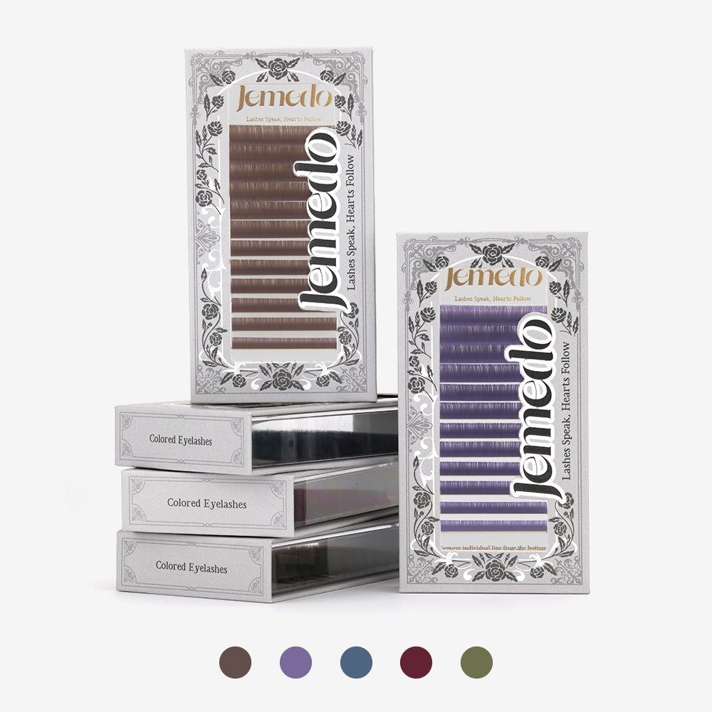 JEMEDO Morandi Color Lashes | 0.07mm, C/D Curl - jemedo.com