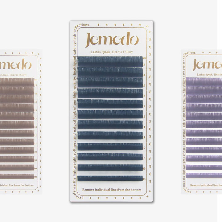 JEMEDO Morandi Color Lashes | 0.07mm, C/D Curl - jemedo.com