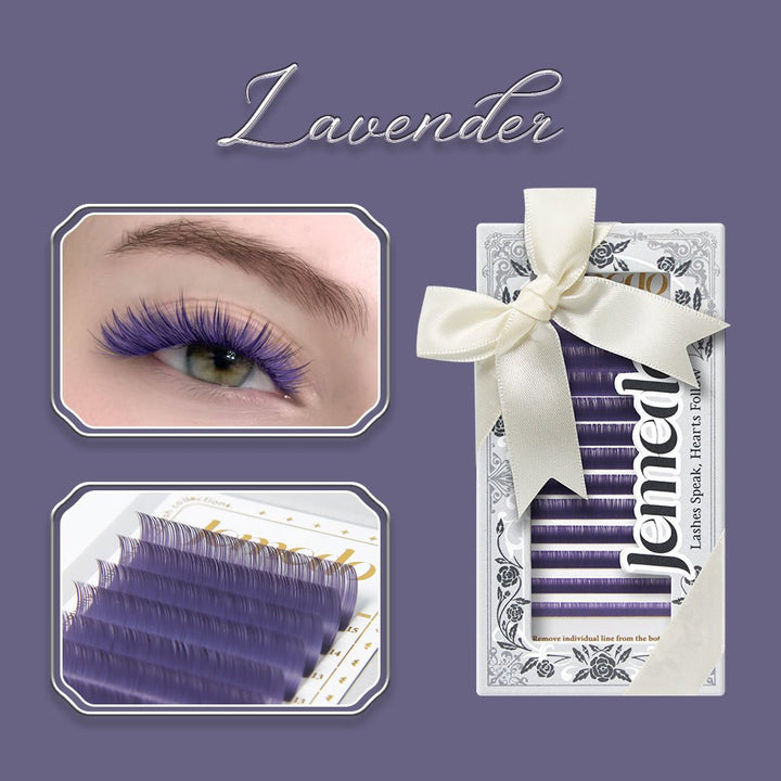 JEMEDO Morandi Color Lashes | 0.07mm, C/D Curl - jemedo.com