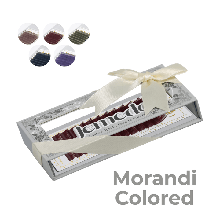 JEMEDO Morandi Color Lashes | 0.07mm, C/D Curl - jemedo.com