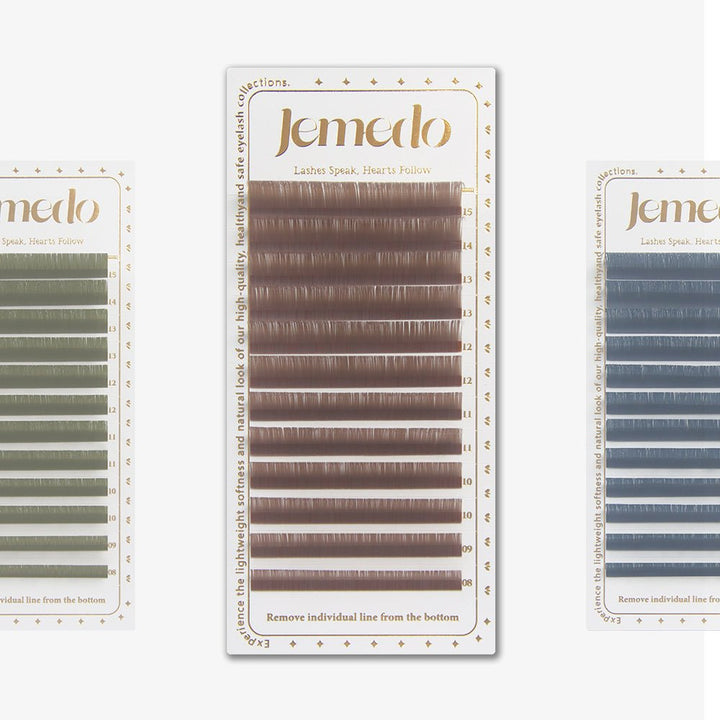 JEMEDO Morandi Color Lashes | 0.07mm, C/D Curl - jemedo.com