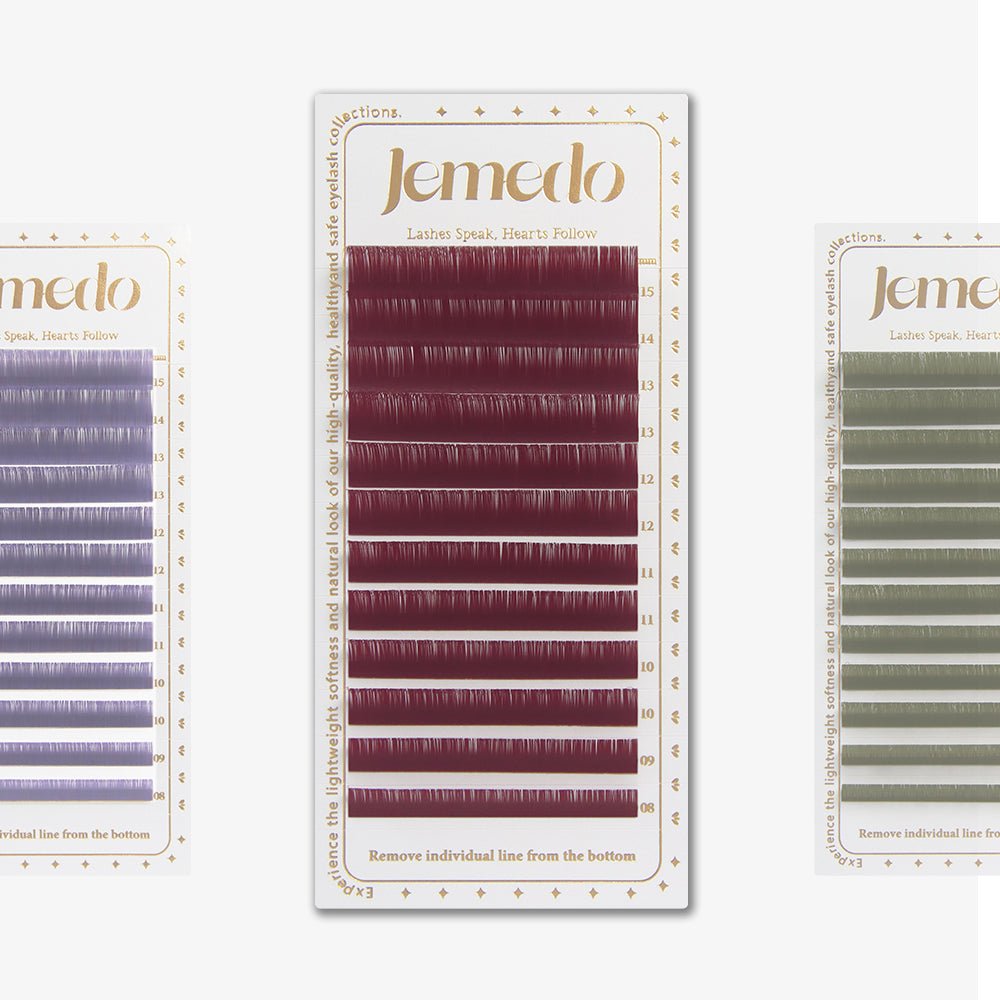 JEMEDO Morandi Color Lashes | 0.07mm, C/D Curl - jemedo.com