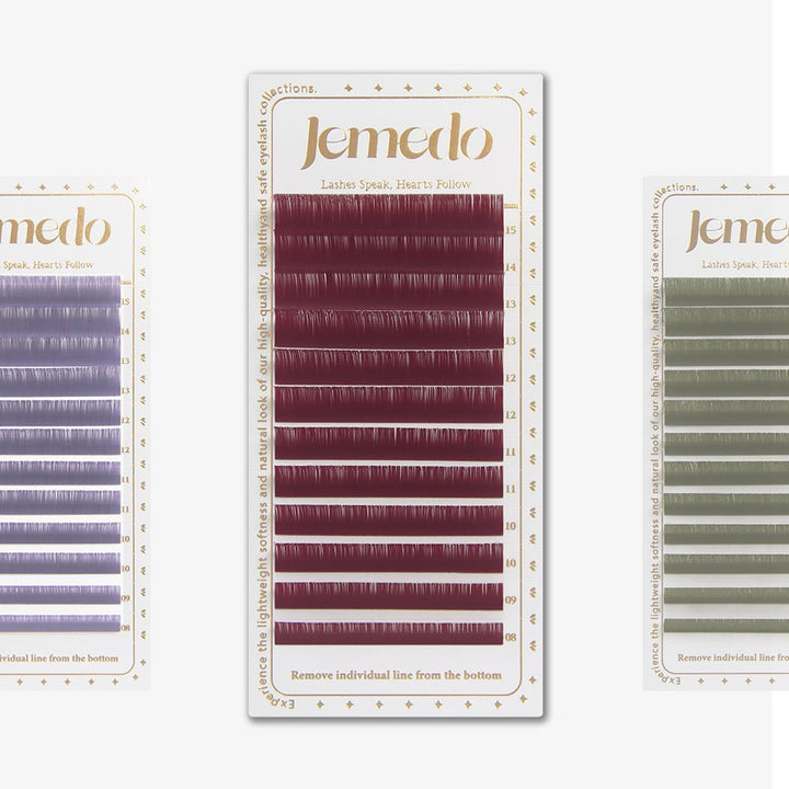 JEMEDO Morandi Color Lashes | 0.07mm, C/D Curl - jemedo.com