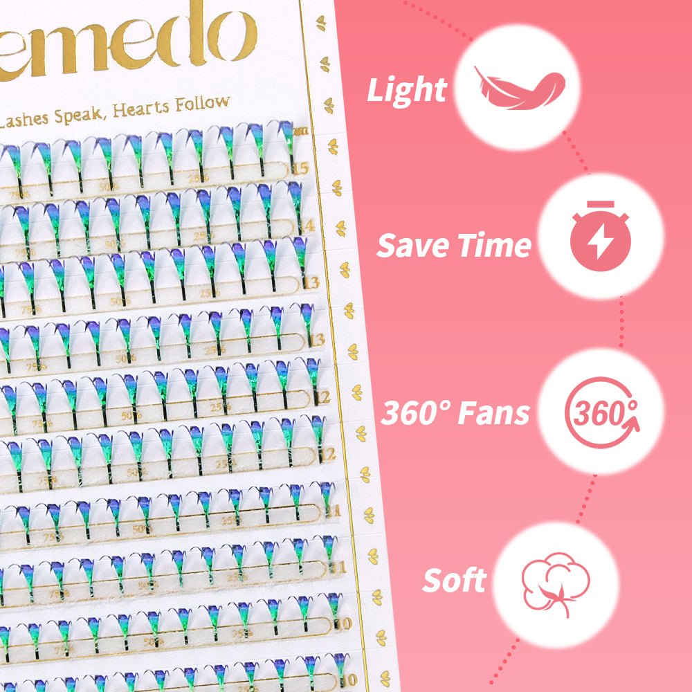 JEMEDO Shiny Colored Anime Pteris Clusters | 0.07mm - jemedo.com