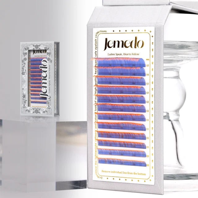 JEMEDO UV Colored Individual Lashes | 0.07mm, C/D Curl - jemedo.com