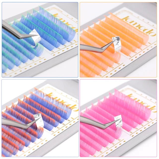 JEMEDO UV Colored Individual Lashes | 0.07mm, C/D Curl - jemedo.com