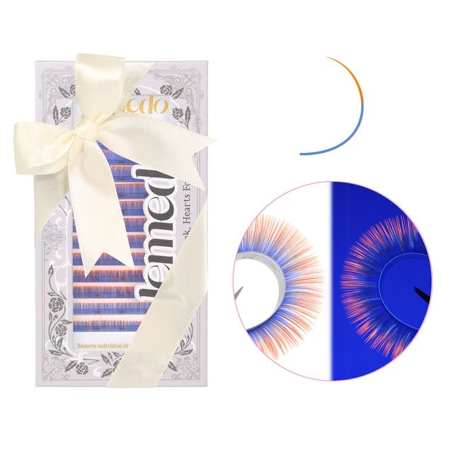JEMEDO UV Colored Individual Lashes | 0.07mm, C/D Curl - jemedo.com