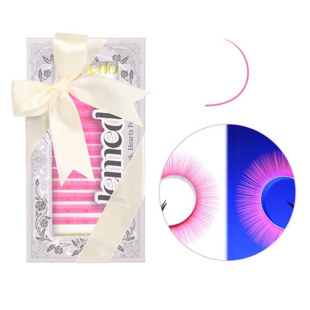 JEMEDO UV Colored Individual Lashes | 0.07mm, C/D Curl - jemedo.com