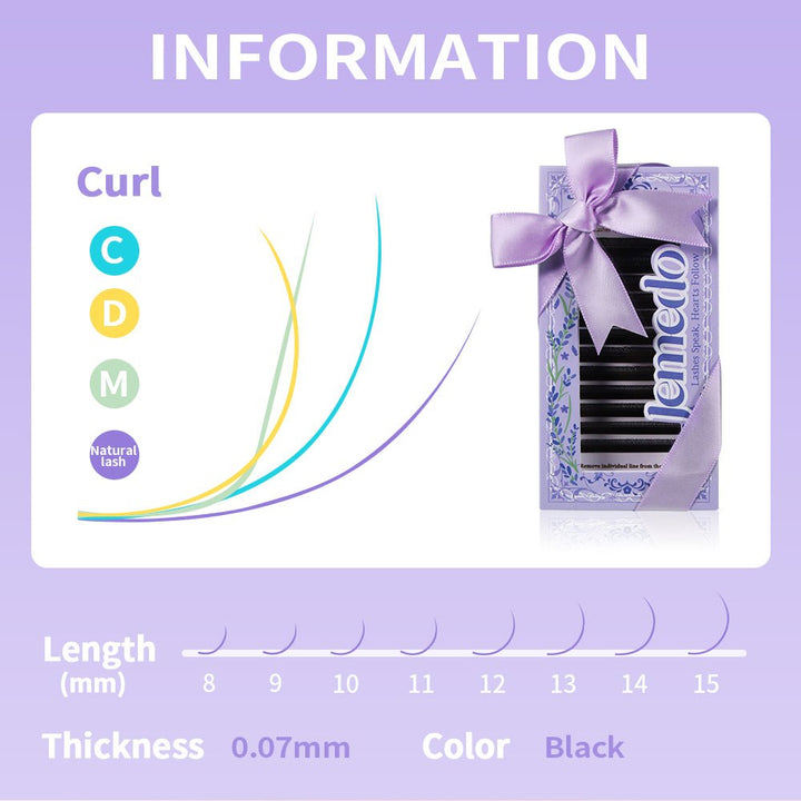 JEMEDO YY-Shape Premade Volume Fans | C/D/M Curl - jemedo.com