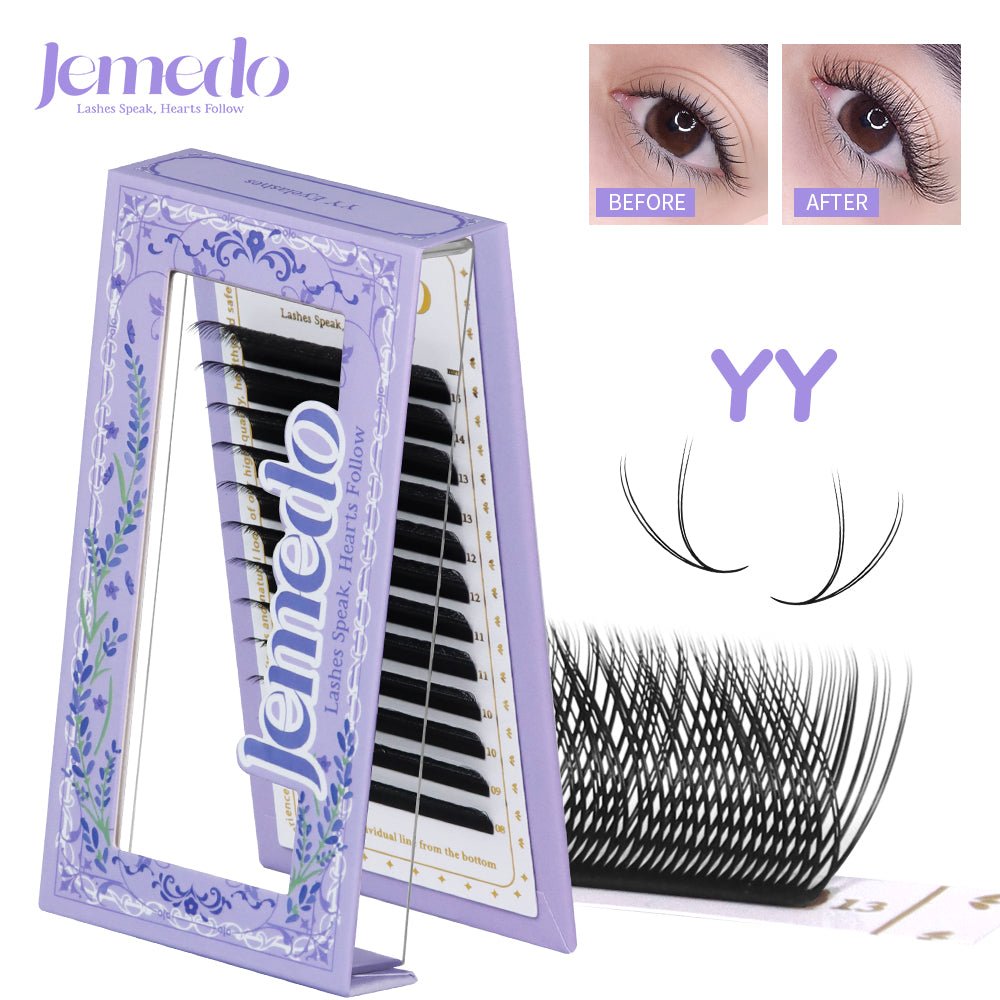 JEMEDO YY-Shape Premade Volume Fans | C/D/M Curl - jemedo.com