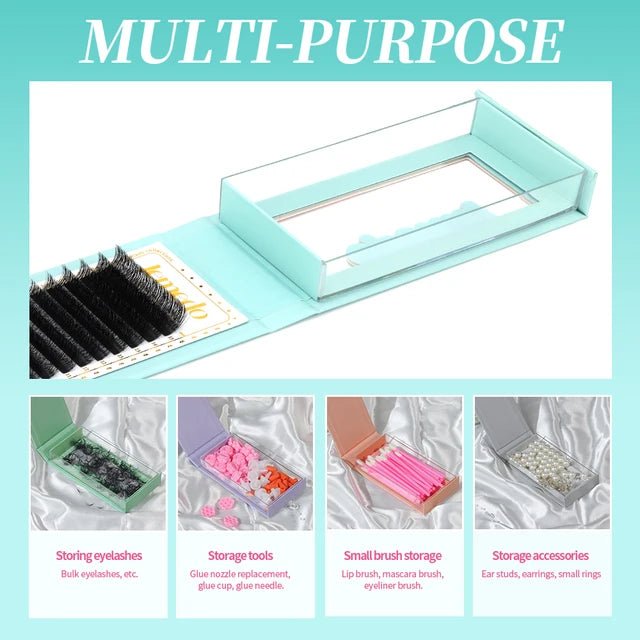 Narrow 3/4/5D W-Shaped Lashes | 0.07mm C/D/M Curl - jemedo.com