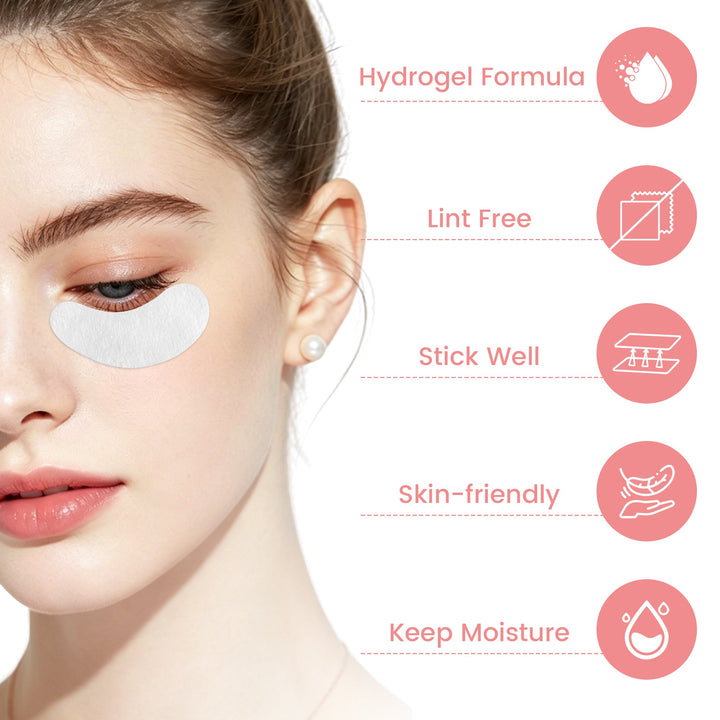 Under Eye Isolation Pads | U-Shape / Cloud-Shape / Classic - jemedo.com