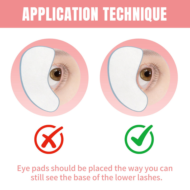 Under Eye Isolation Pads | U-Shape / Cloud-Shape / Classic - jemedo.com