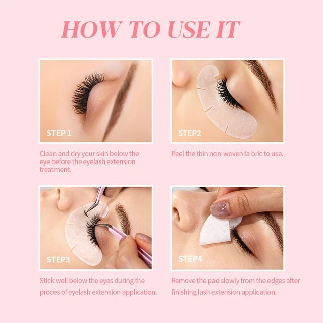 Under Eye Isolation Pads | U-Shape / Cloud-Shape / Classic - jemedo.com